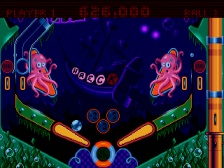 Psycho Pinball (mód THE ABYSS) (Megadrive)
