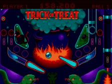 Psycho Pinball (mód TRICK OR TREAT) (Megadrive)