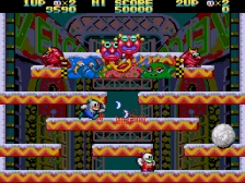 Snow Bros. - Nick & Tom (Megadrive)