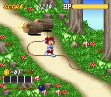Kid Klown in Crazy Chase (SNES)