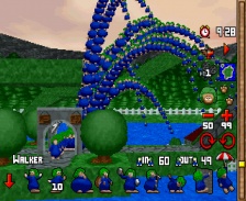 3D Lemmings (obtížnost TAXING) (PSX)