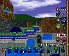 3D Lemmings (obtížnost MAYHEM) (PSX)