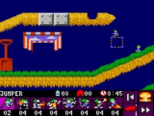 Lemmings 2: The Tribes (Game Gear)